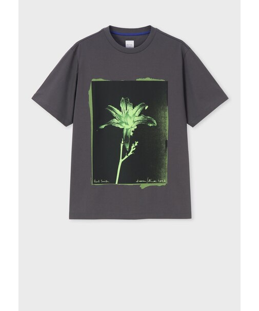 "Photo Floral" 半袖Tシャツ