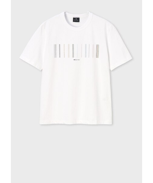 カラーステッチストライプ 半袖Tシャツ