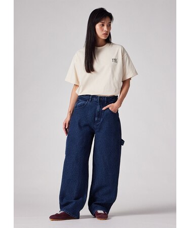 ウィメンズ  Dickies□ × PS Paul Smith インディゴ ペインターズパンツ