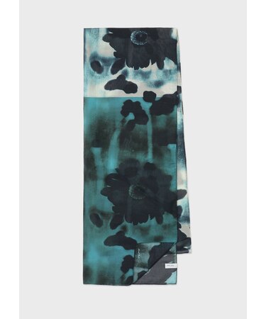 ウィメンズ "Field Flowers" シルクブレンド スカーフ