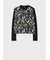 ウィメンズ "Number Floral" プルオーバー コンビ ニット