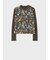 ウィメンズ "Number Floral" プルオーバー コンビ ニット