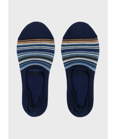 "Signature Stripe" シューズイン ソックス