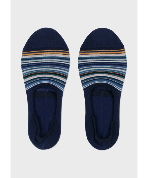 "Signature Stripe" シューズイン ソックス