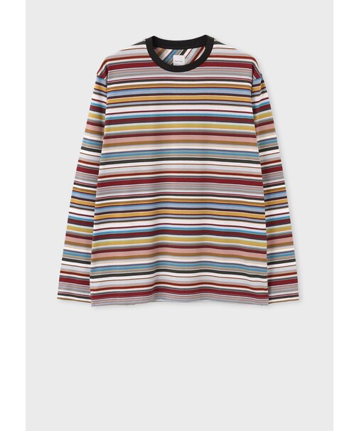 "Signature Stripe" 長袖カットソー