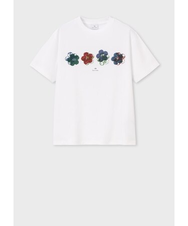 ウィメンズ フローラルプリント 半袖Tシャツ