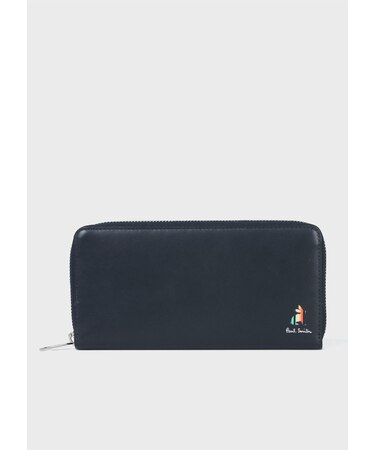 マーケトリーストライプラビット 長財布