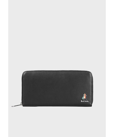 マーケトリーストライプラビット 長財布