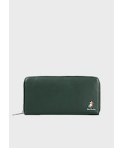 マーケトリーストライプラビット 長財布