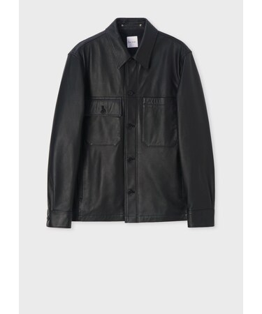 ナッパレザー シャツブルゾン