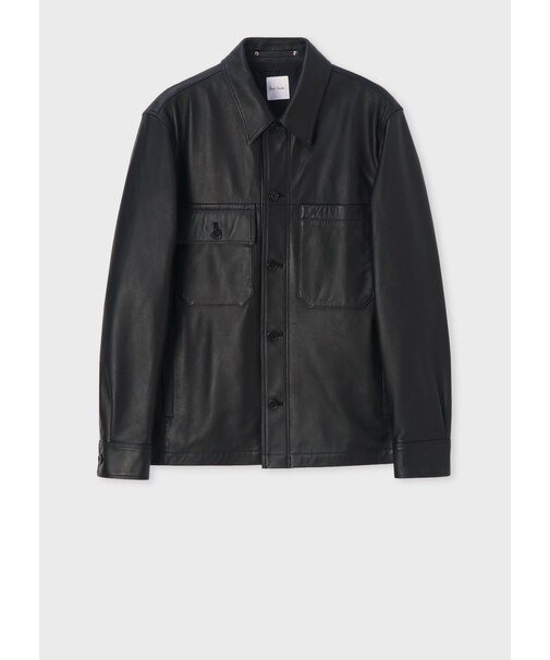 ナッパレザー シャツブルゾン