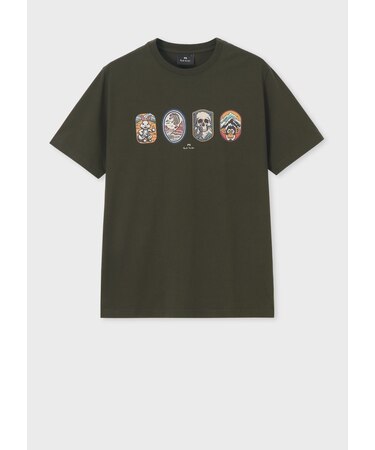 "Vintage Patch" 半袖Tシャツ
