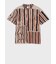 "Cut Stripe" オールオーバー Tシャツ