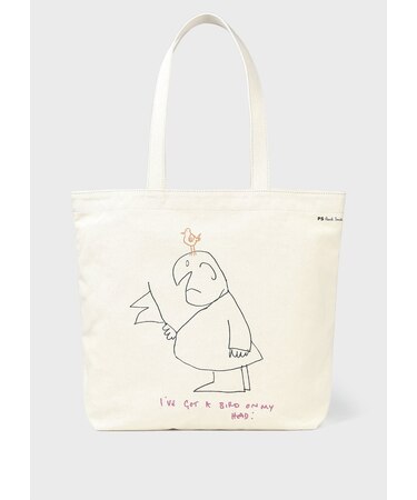 Drawn by Paul "Gentleman＆Bird" トートバッグ
