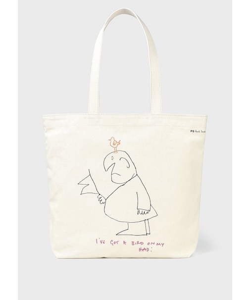 Drawn by Paul "Gentleman＆Bird" トートバッグ