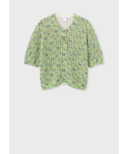 ウィメンズ "Garden Floral" 半袖カーディガン