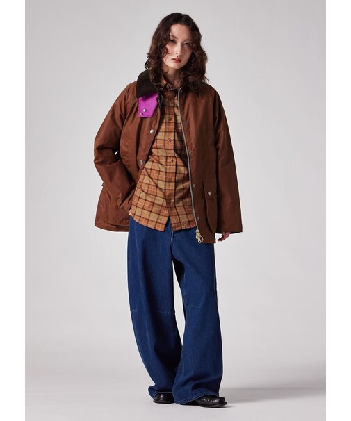 ウィメンズ "Paul Smith loves Barbour" Beaufort ワックスコート