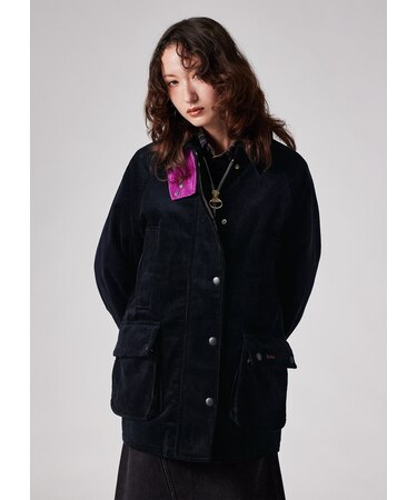 ウィメンズ "Paul Smith loves Barbour" Beaufort コーデュロイコート