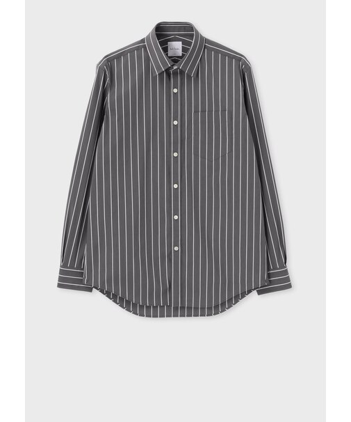 Lurex Stripe ドレスシャツ