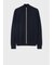 "Signature Stripe" ジップアップ ニット