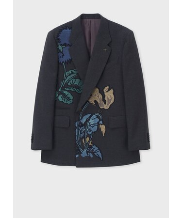 "Statement Floral" エンブロイダリー ダブルブレストジャケット