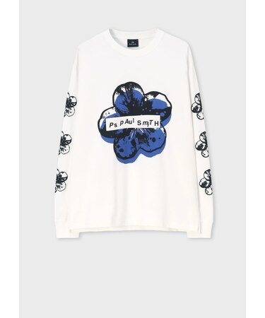 "Zine Floral" 長袖Tシャツ