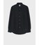"Cropped Logo" レーヨンブレンド シャツ