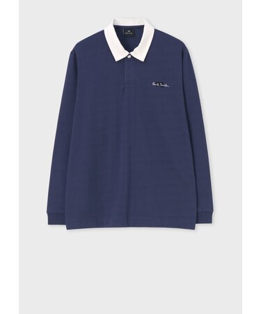 PSロゴ ラガーシャツ