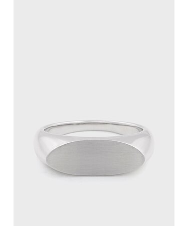 "Curved Oval" リング