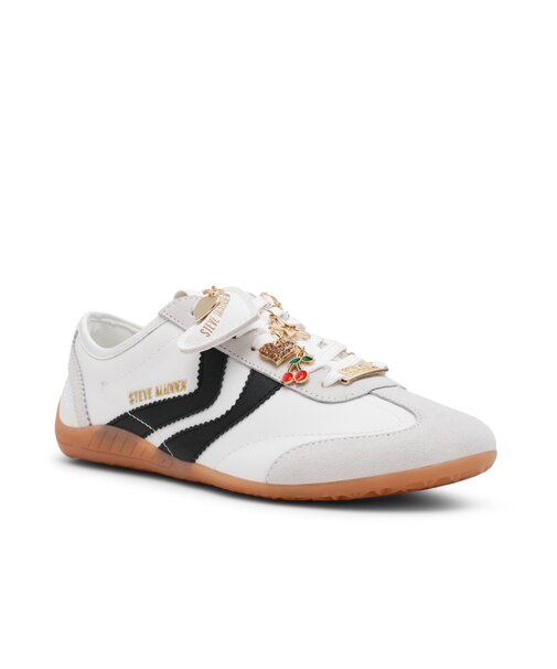 BASSETT チャーム付きローカットスニーカー