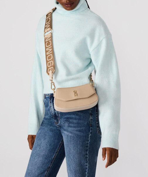 BTAIGA ラウンドフラップショルダー2WAYバッグ