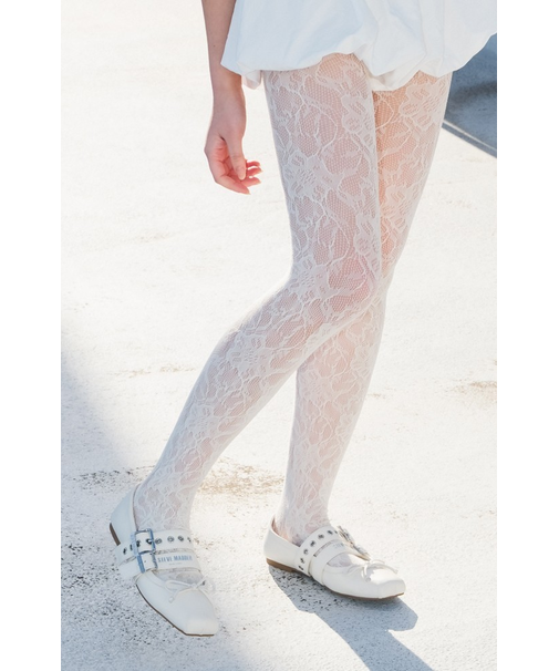 CEARA バレエダブルストラップフラットシューズ