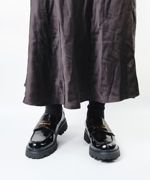 FILE-AWAY ロゴベルト厚底ローファー