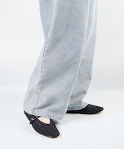 GAYLA メッシュフラットメリージェーンパンプス