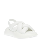 HAZZIE 厚底パフィーストラップサンダル