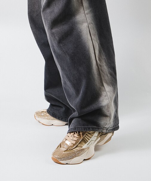 SETBACK-R ラインストーンスニーカー