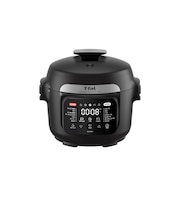 ラクラ・クッカー・プロ　自動調理鍋　　ブラック（圧力機能付き）