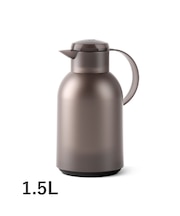 [直営店限定]真空ガラス卓上ポットサンバ 1.5L ブラウン