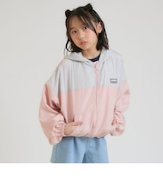 【別注】フードつき配色クリアワッペンブルゾン