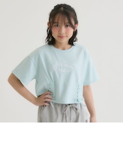 アソート柄レースアップ半袖Tシャツ