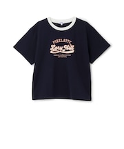 【別注】ロゴプリントリンガーTシャツ