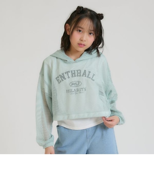 【別注】メッシュパーカー＋プリント半袖Tシャツ