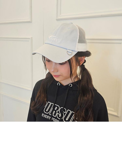 RRL & Co. ロゴ刺繍メッシュキャップ ロゴ刺繍メッシュキャップ｜ピンクラテの通販｜&mall（アンドモール
