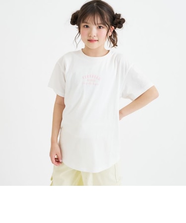 【デイリープライス】グラデくまちゃん半袖チュニックTシャツ