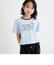 【デイリープライス】リボンリンガー半袖Tシャツ