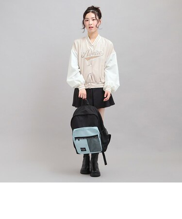 【容量約23L】バイカラーメッシュリュック