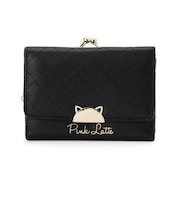 ハーフ猫がま口コンパクト財布