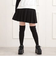 微起毛プリーツスカート