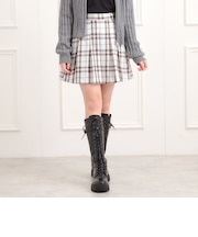 微起毛プリーツスカート