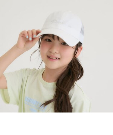 リボンストーンメッシュキャップ